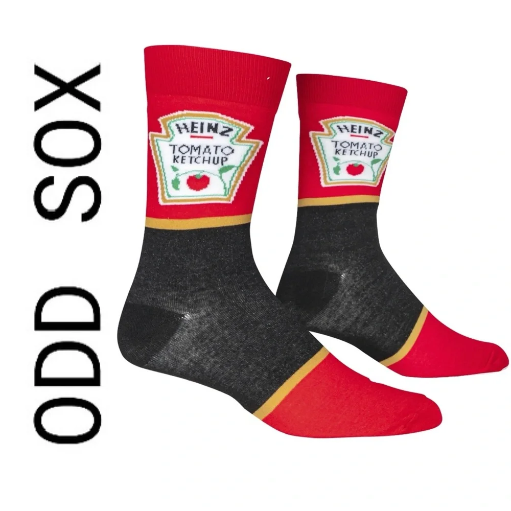 Odd Sox Heinz Ketchup Crew Socks Men’s 6-12